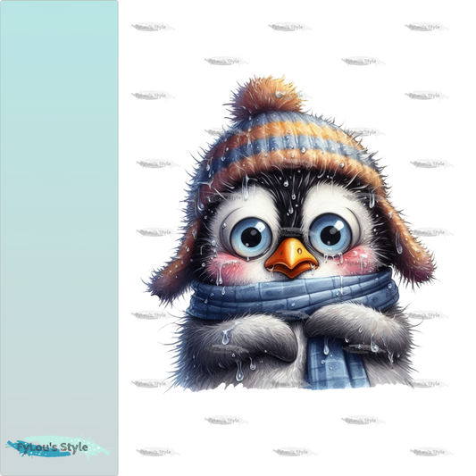 Bügelbild FrostBEULEN Pinguin #1