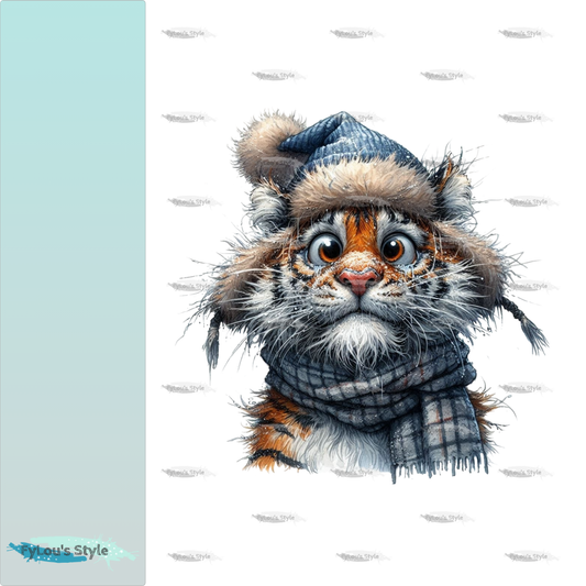 Bügelbild FrostBEULEN Tiger #3