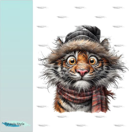 Bügelbild FrostBEULEN Tiger #4