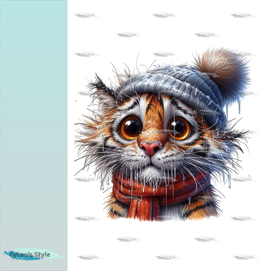 Bügelbild FrostBEULEN Tiger #5