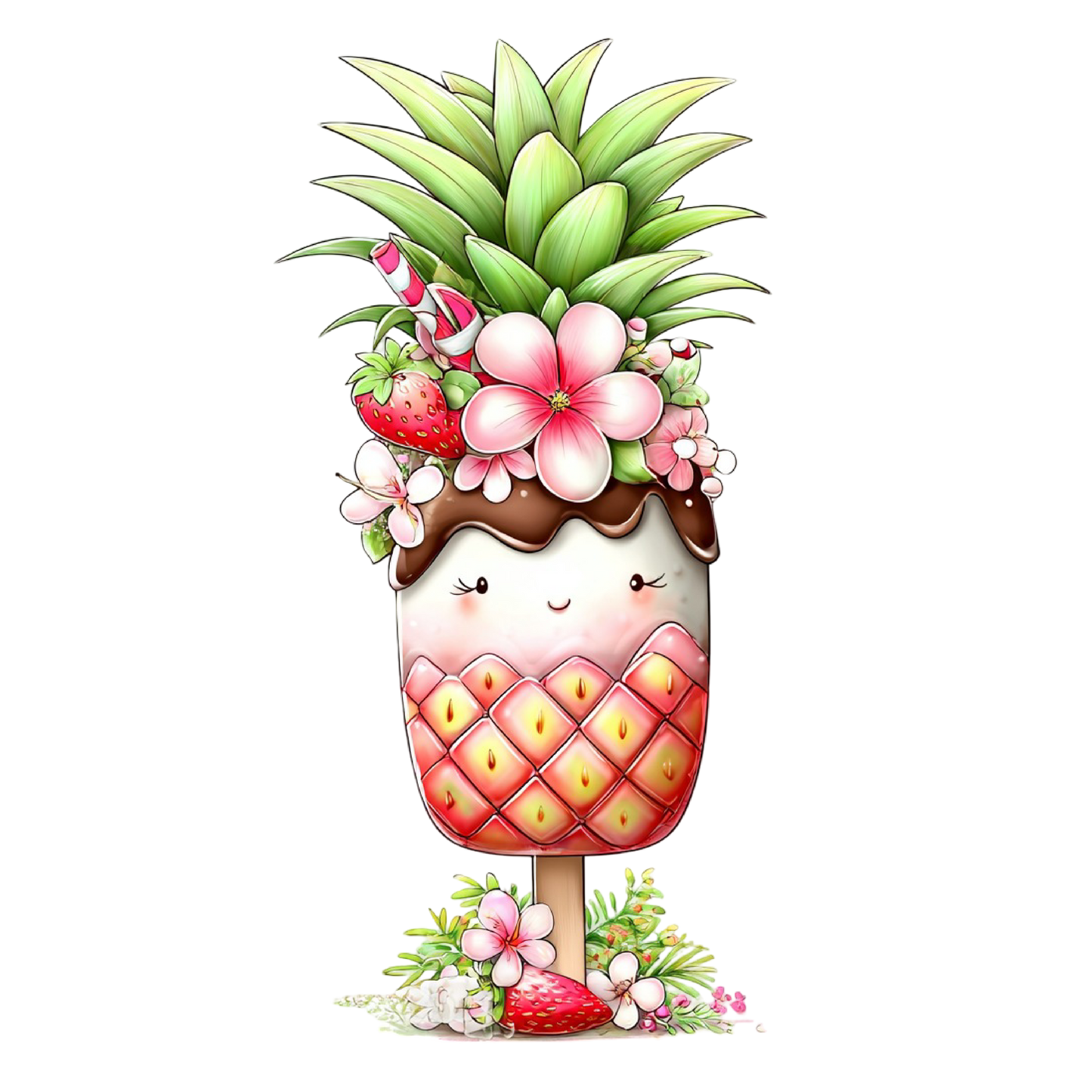 Bügelbild Fruchtiges Eis #2