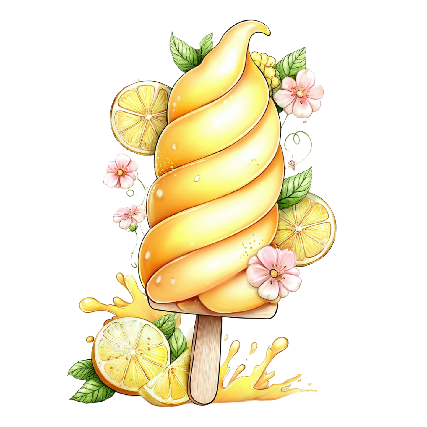 Bügelbild Fruchtiges Eis #4