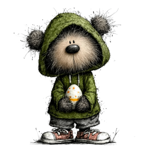 Bügelbild Frühlings Bär #3