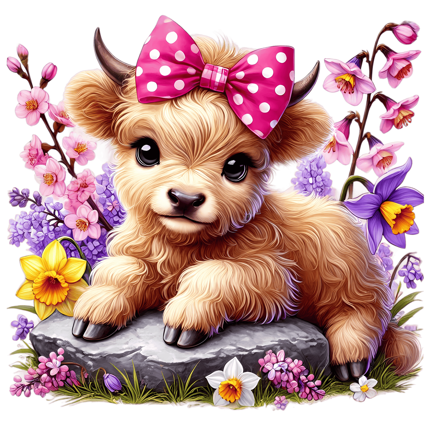 Iron-on image fairy with butterflies #4