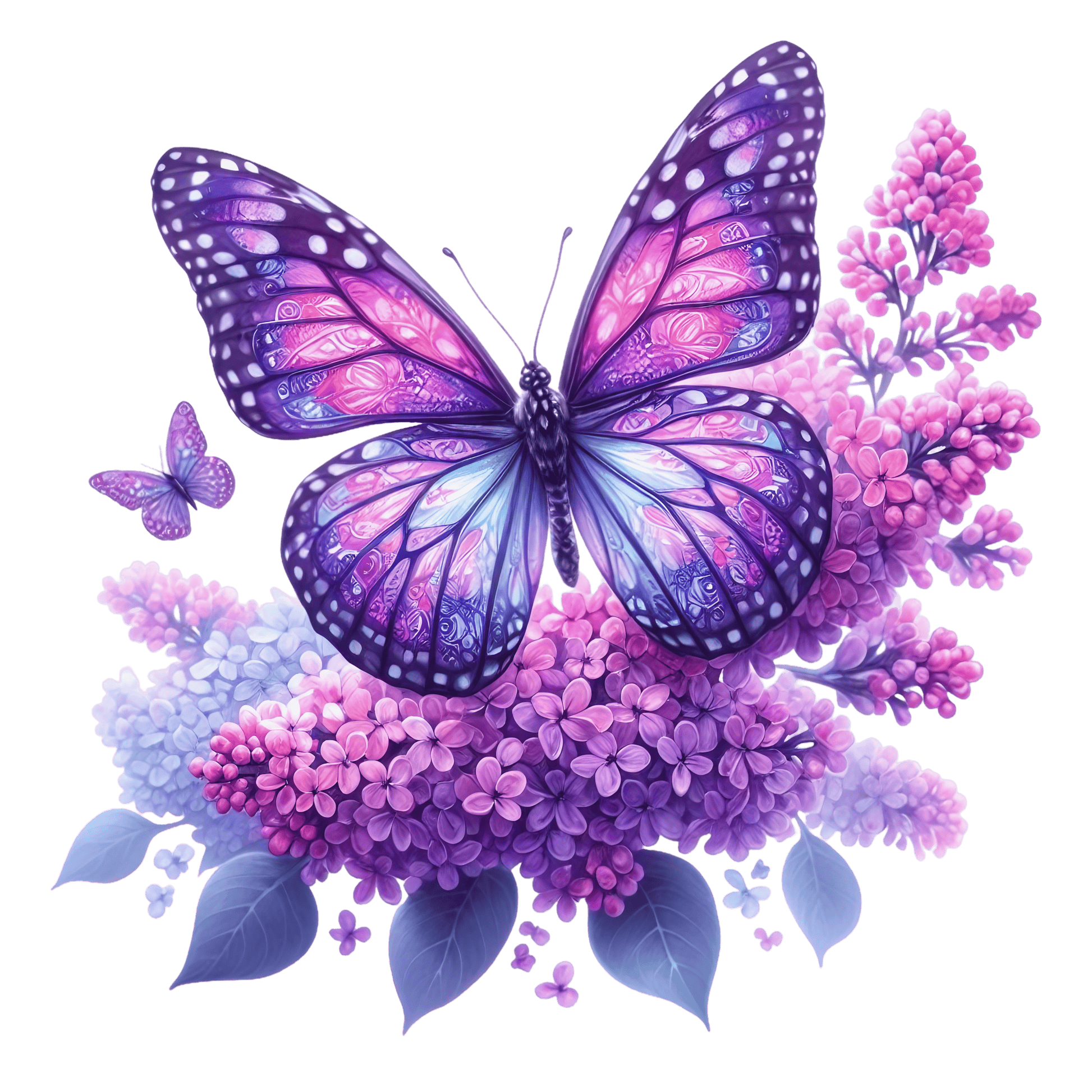 Bügelbild Frühlings Schmetterling #1 Fylou's Style