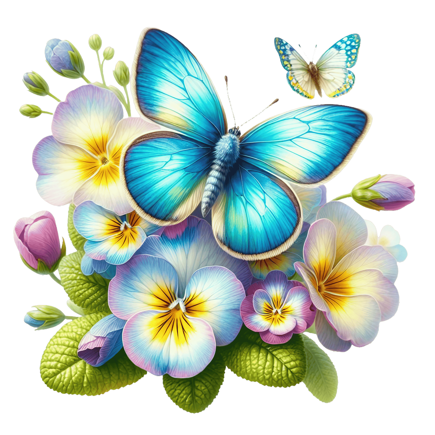Bügelbild Frühlings Schmetterling #14 Fylou's Style