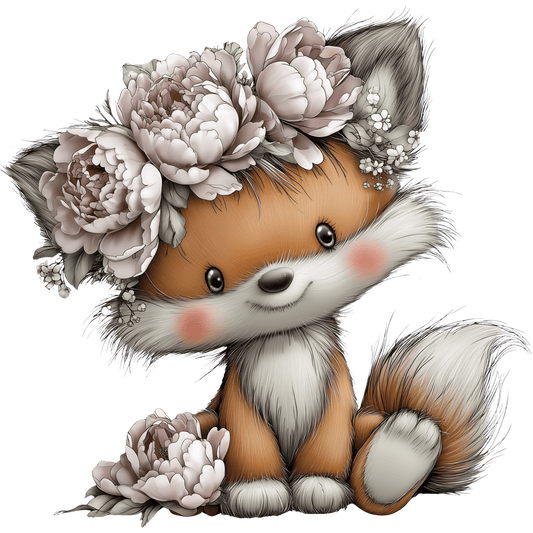 Bügelbild Frühlings Tiere Fuchs #4