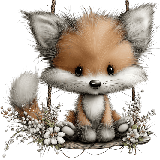 Bügelbild Frühlings Tiere Fuchs #9
