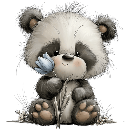 Bügelbild Frühlings Tiere Panda #6