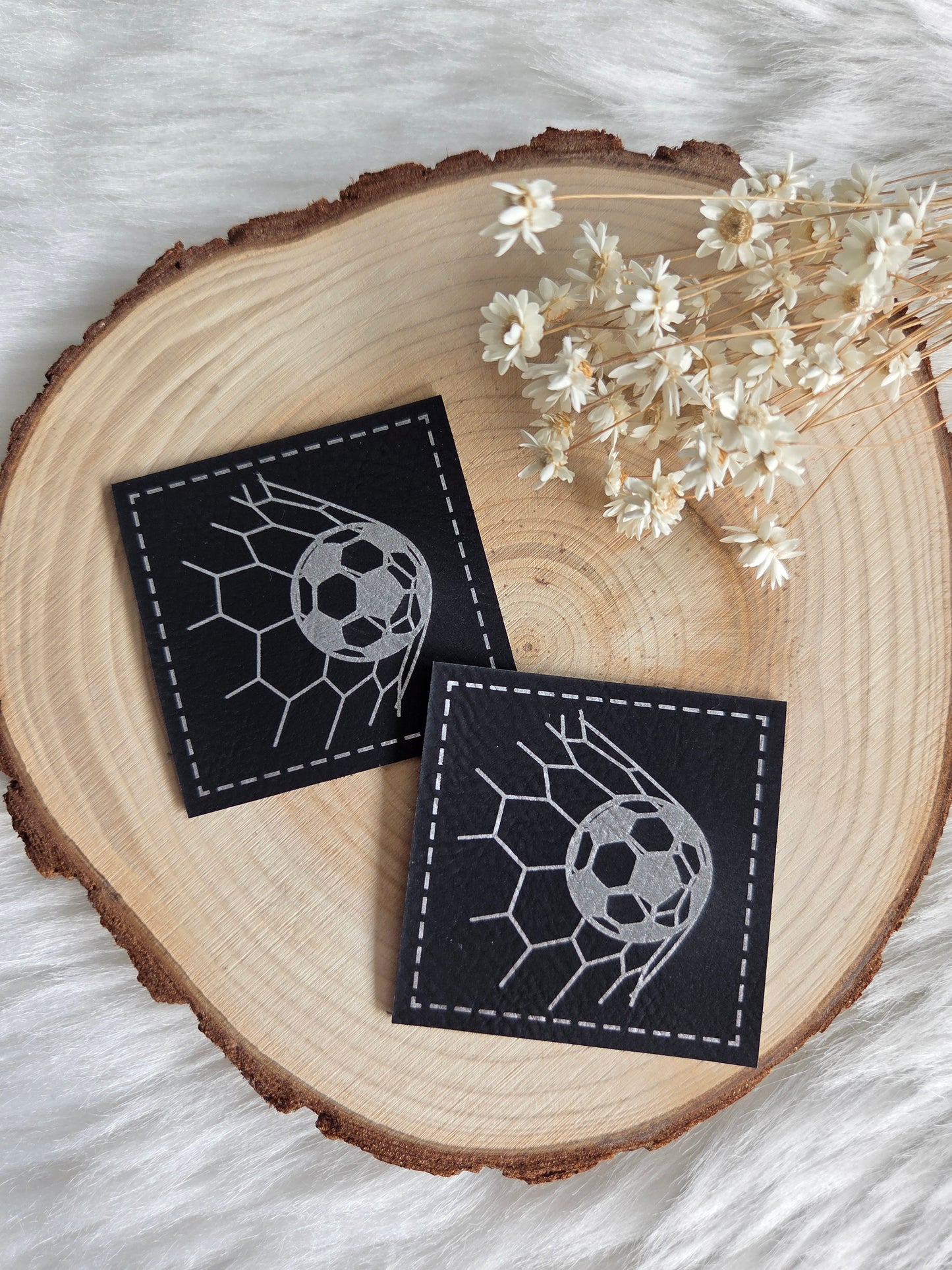 Kunstleder Label Fussball