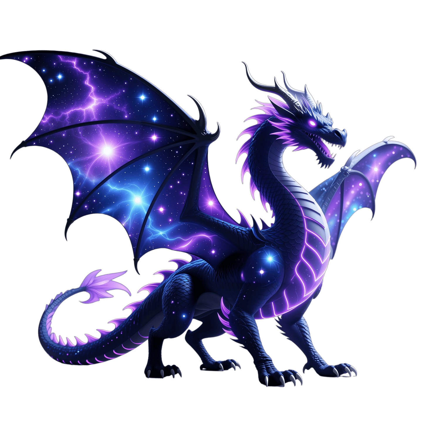 Bügelbild Galaxy Drache #1