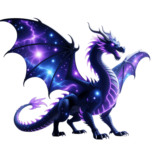 Bügelbild Galaxy Drache #1
