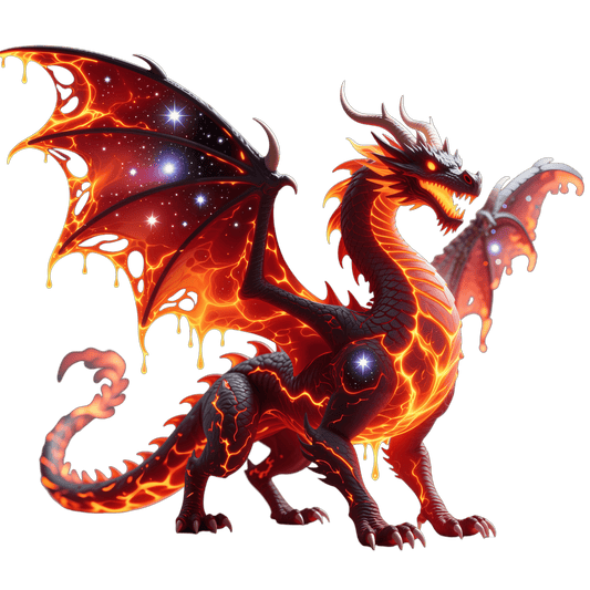 Bügelbild Galaxy Drache #11