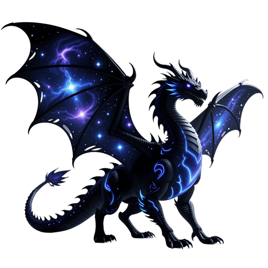Bügelbild Galaxy Drache #12