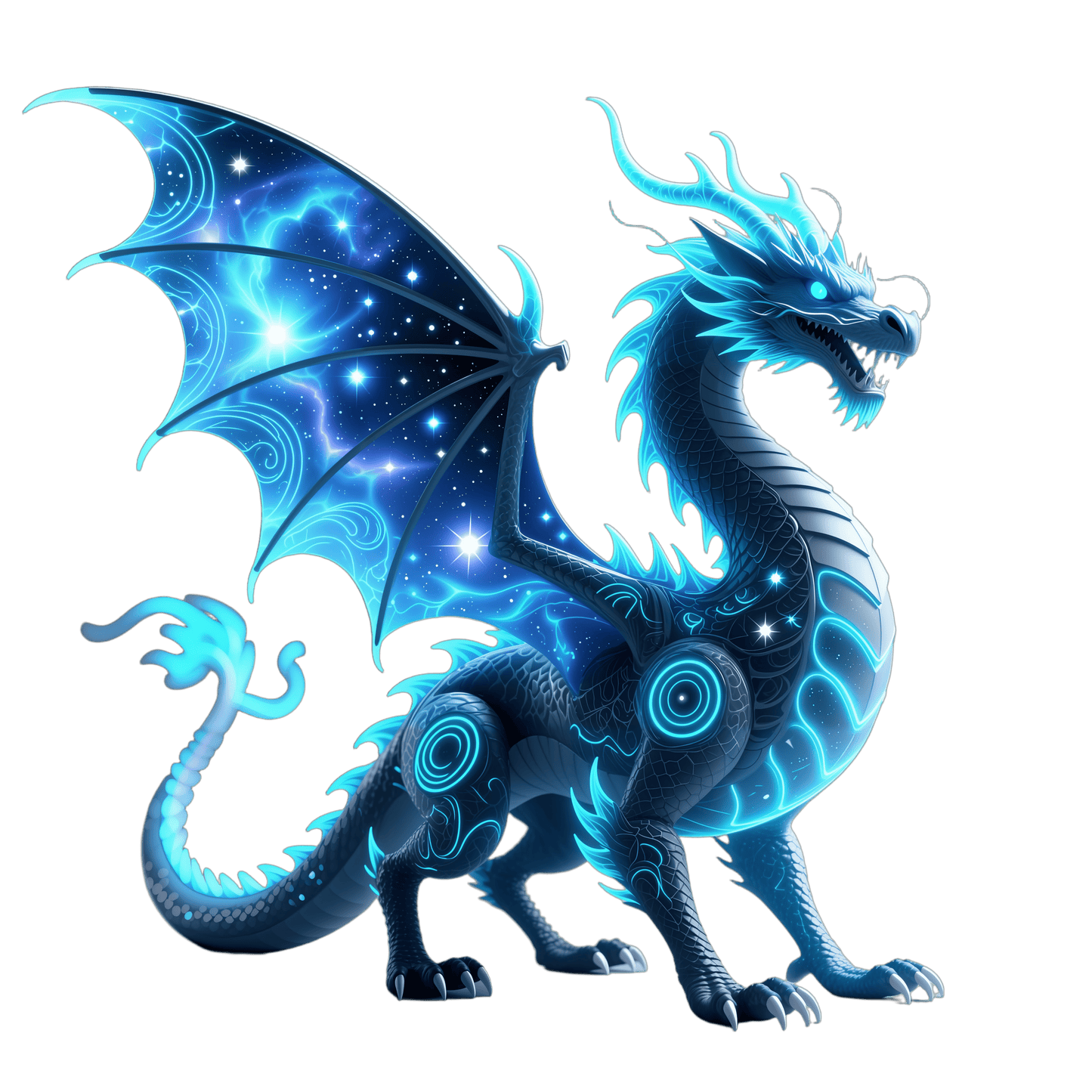 Bügelbild Galaxy Drache #2