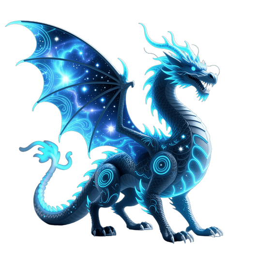 Bügelbild Galaxy Drache #2