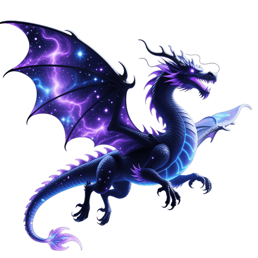 Bügelbild Galaxy Drache #4