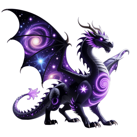 Bügelbild Galaxy Drache #8