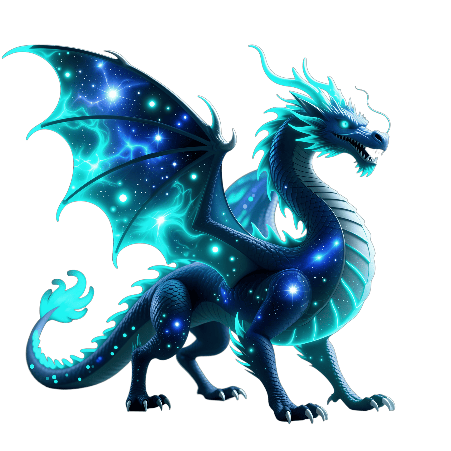 Bügelbild Galaxy Drache #9