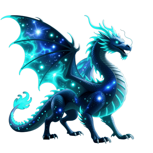 Bügelbild Galaxy Drache #9