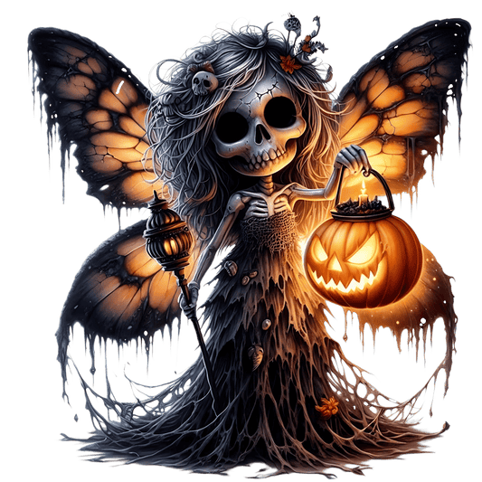 Bügelbild Gothik Halloween Fee #5
