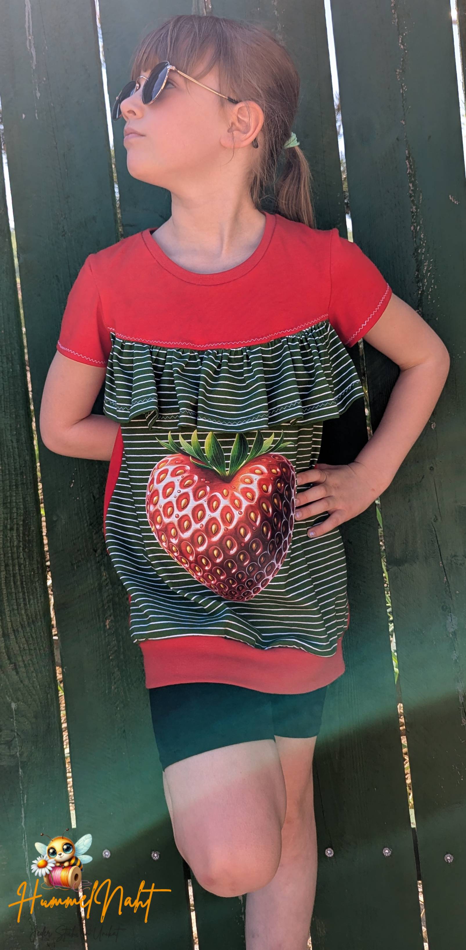 Bügelbild frische Erdbeeren #12 Fylou's Style