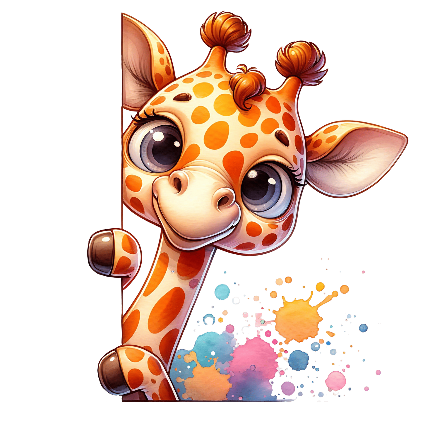 Bügelbild Guck Guck Giraffe #1 Fylou's Style