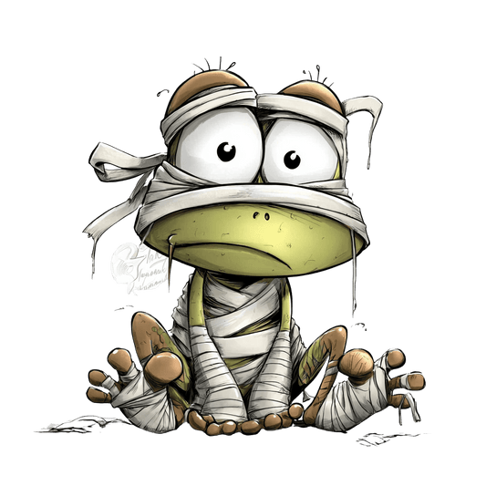 Bügelbild Halloween Frosch #4