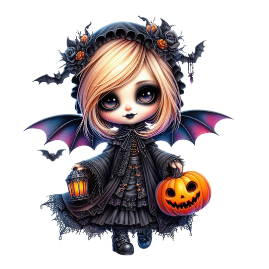 Bügelbild Halloween Gothik Braut #25