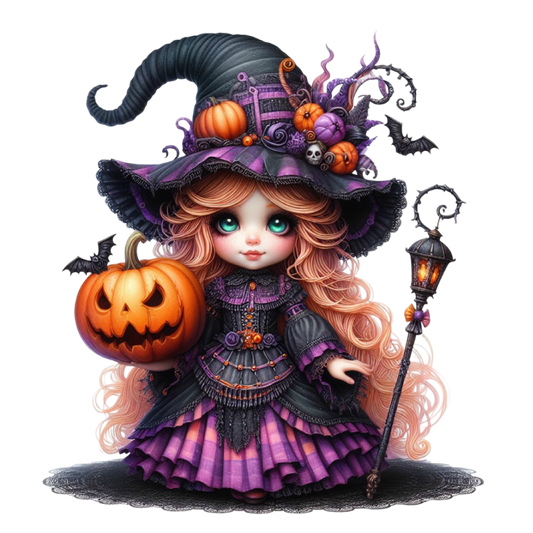 Bügelbild Halloween Gothik Braut #32