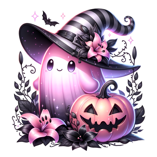Bügelbild Halloween Hexen Geist #1