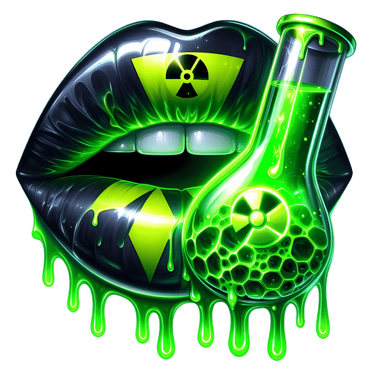Bügelbild Halloween Lippen #19