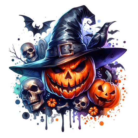 Bügelbild Halloween Spooky #11