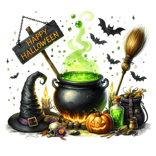 Bügelbild Happy Halloween #6