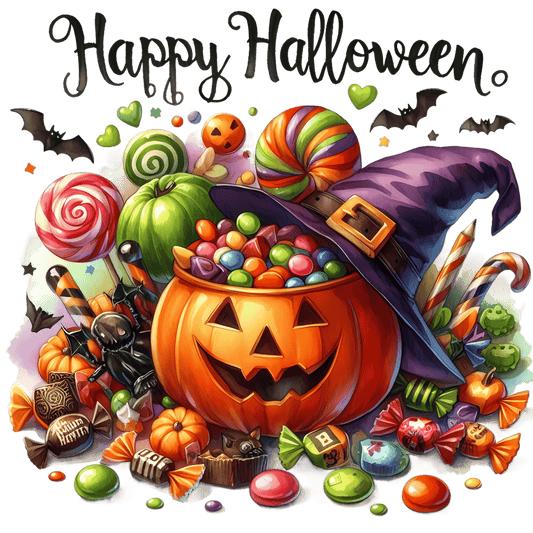 Bügelbild Happy Halloween #8