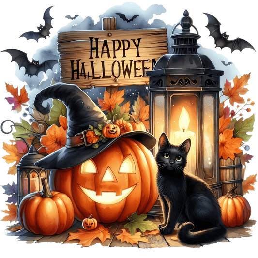 Bügelbild Happy Halloween #9