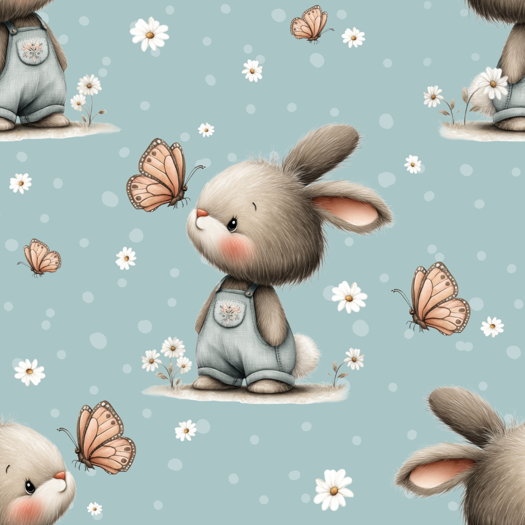 Ripp-Jersey Frühlings Hase