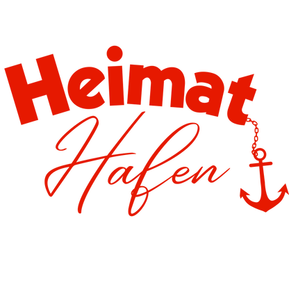 Bügelbild Heimat Hafen Anker Fylou's Style