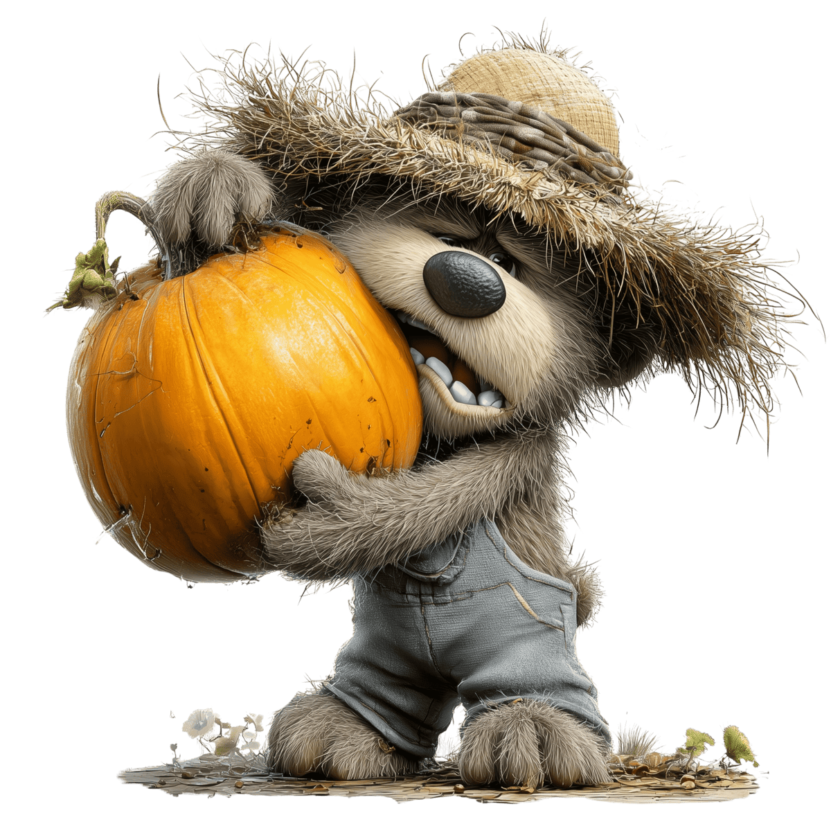 Bügelbild Herbst Bär #5