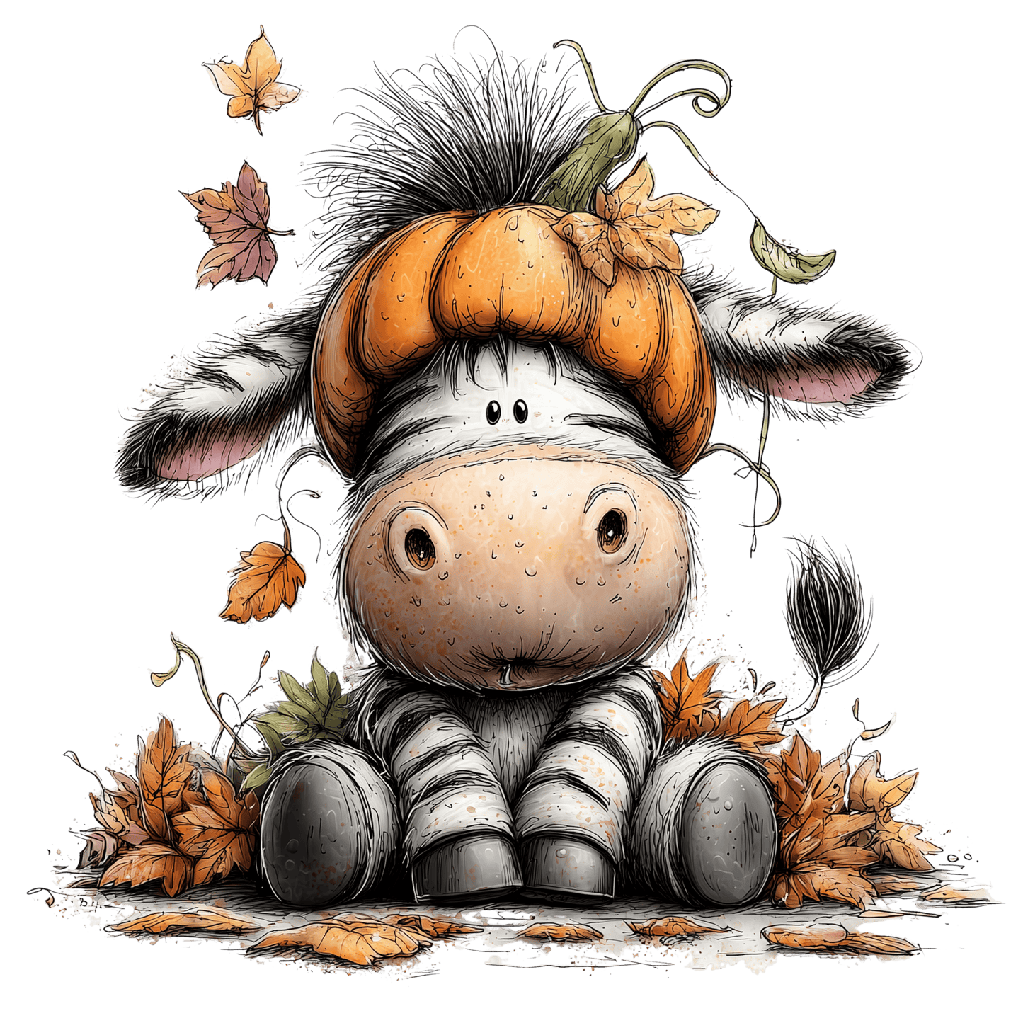 Bügelbild Herbst Safari #16