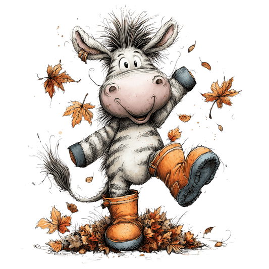 Bügelbild Herbst Safari #4