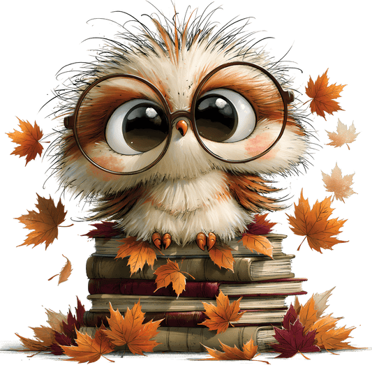 Bügelbild Herbstwald Tiere #5 Eule