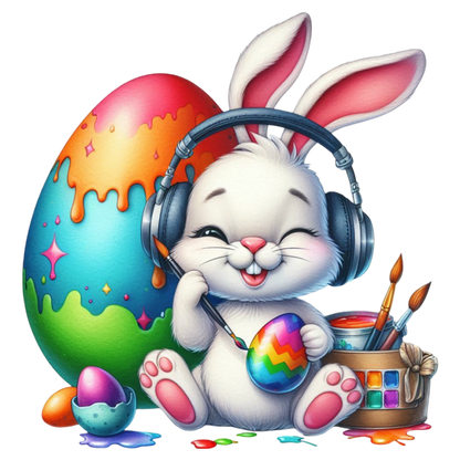 Bügelbild Hip Hop Hase #5 Fylou's Style