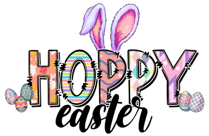 Bügelbild Hoppy Easter