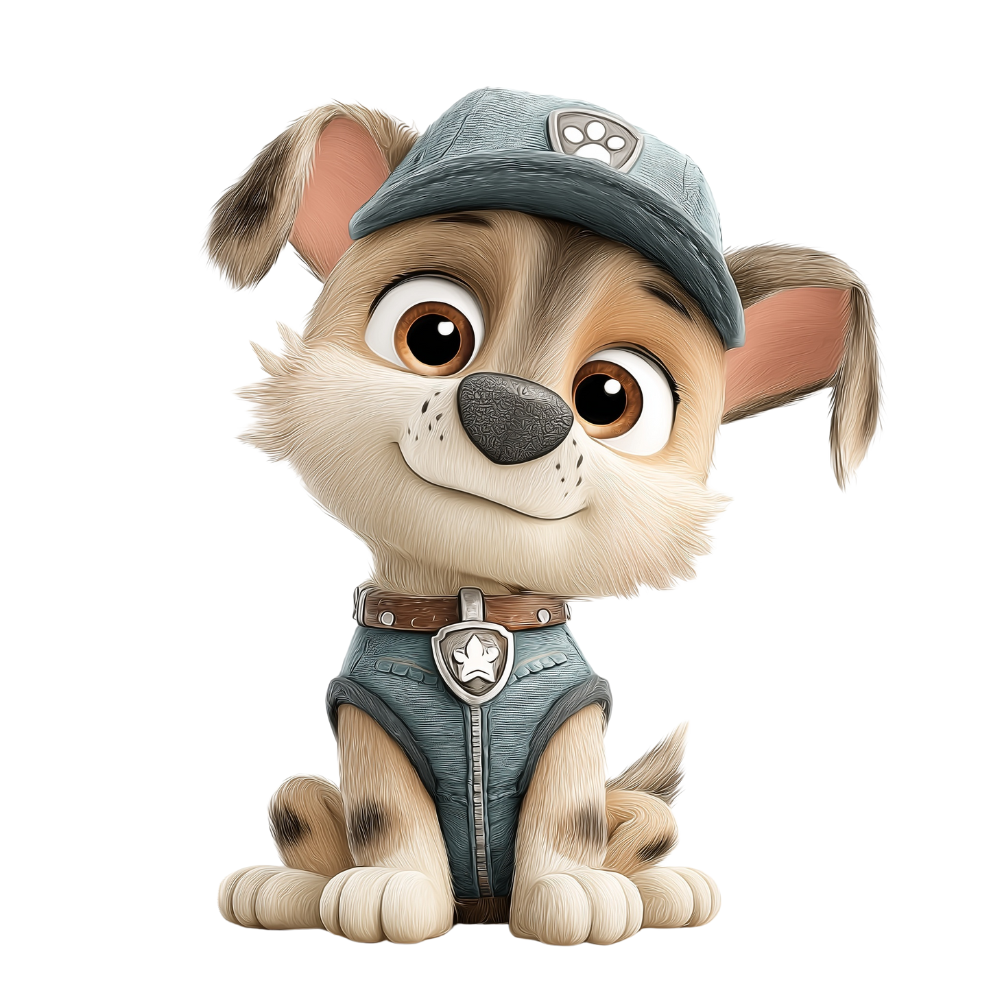 Bügelbild Polizeihund