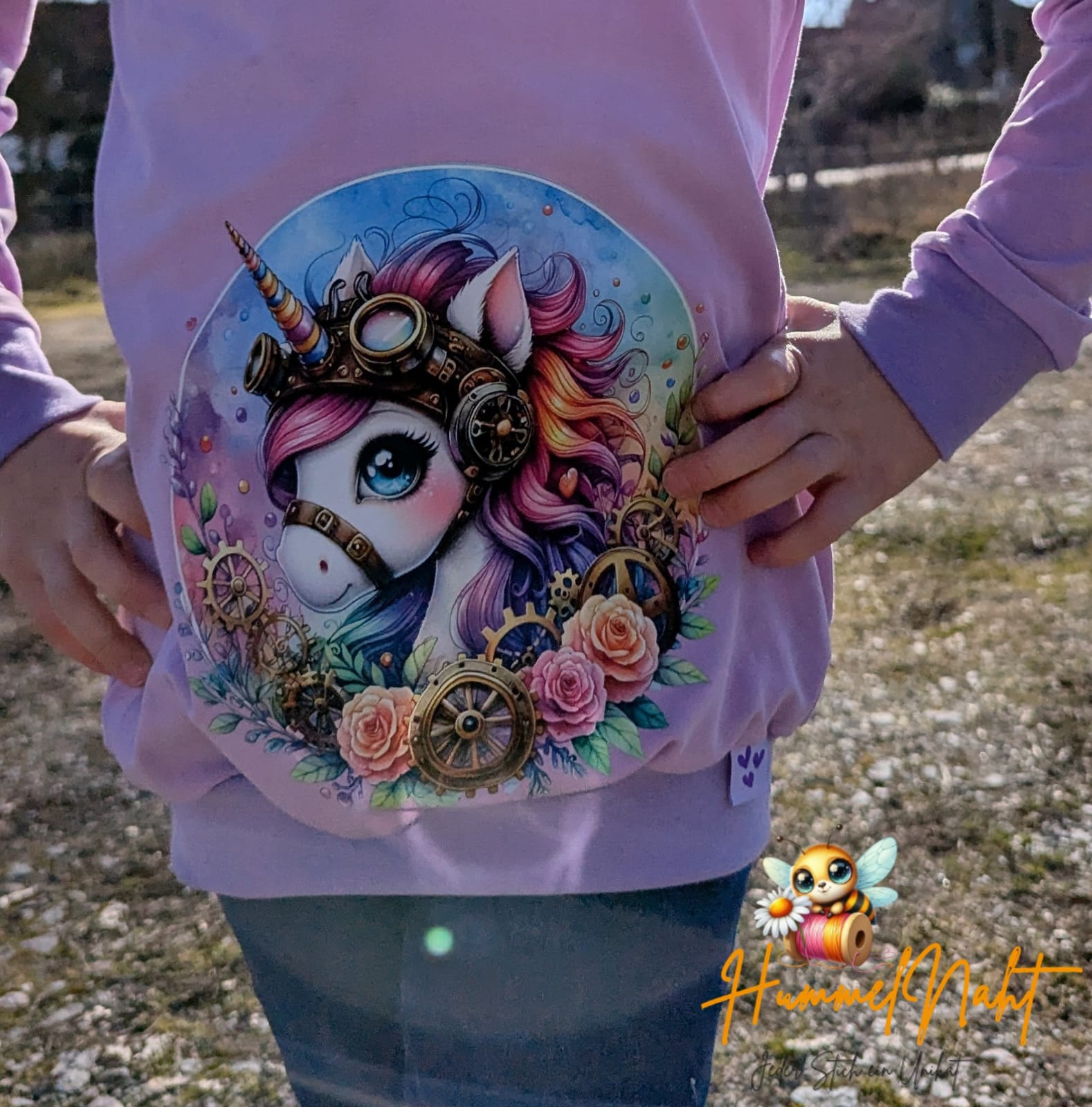 Bügelbild Steampunk Einhorn #1 Fylou's Style