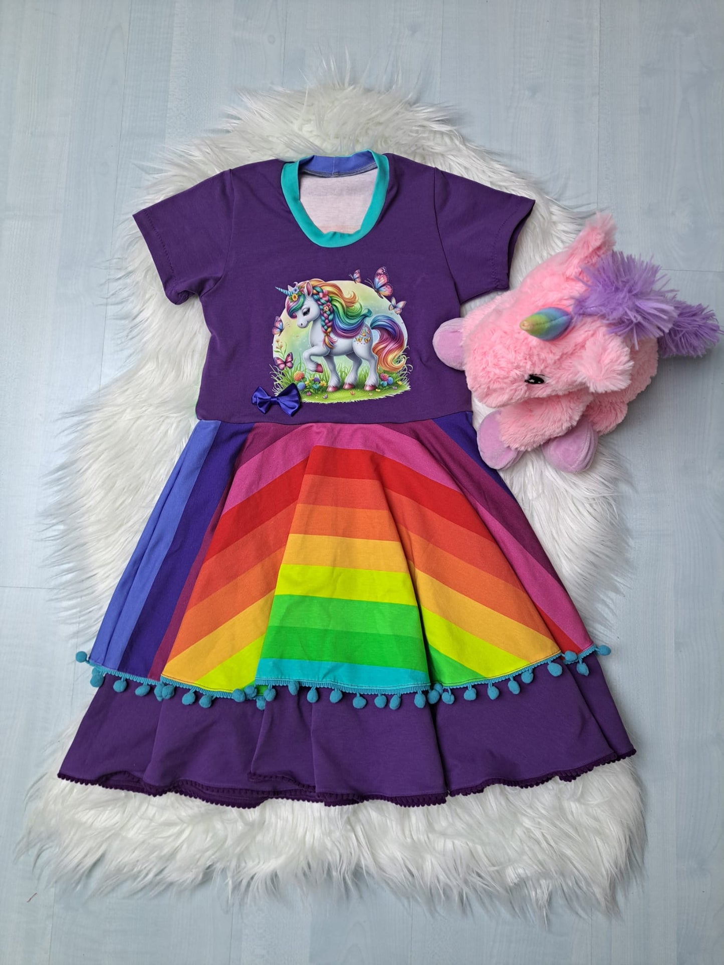 Bügelbild Regenbogen Einhorn #2
