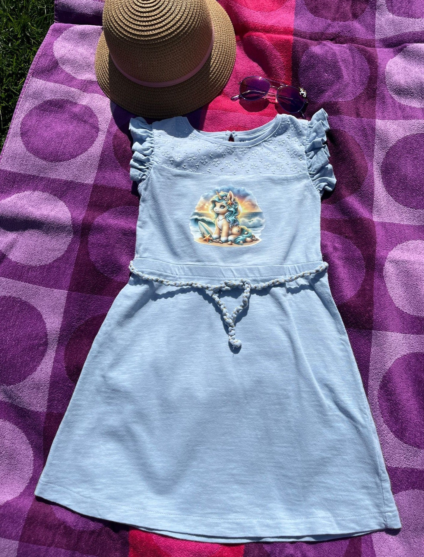 Bügelbild Insel Einhorn #2 Fylou's Style