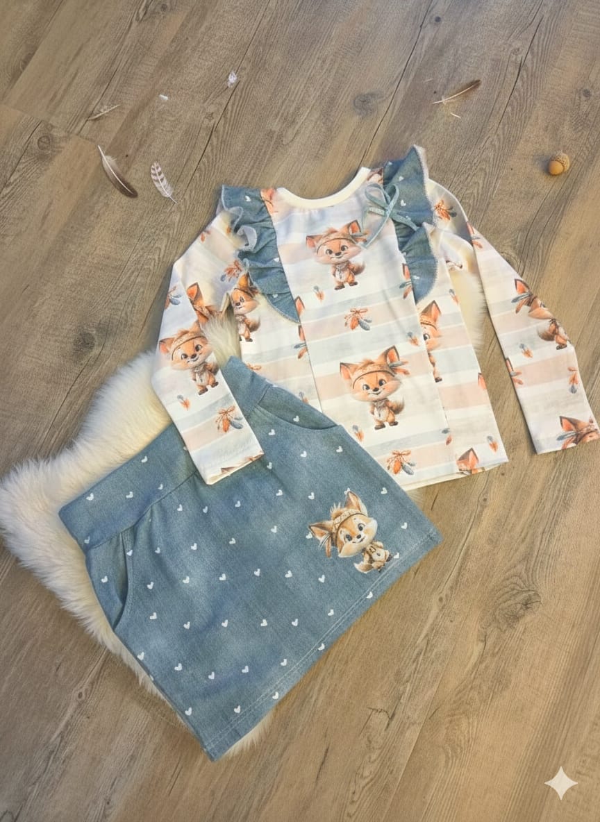 Ripp-Jersey Indianer Fuchs