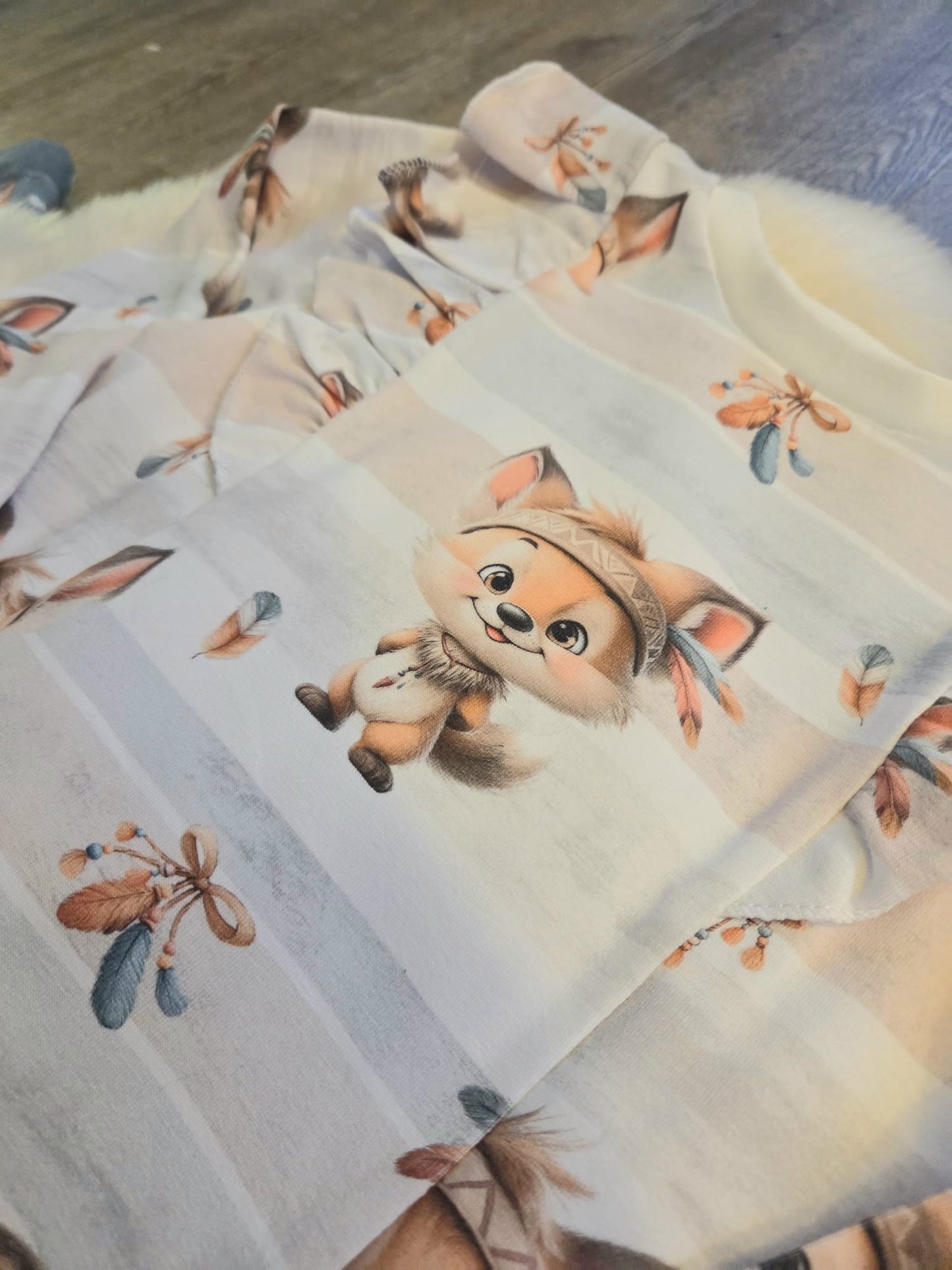 Ripp-Jersey Indianer Fuchs